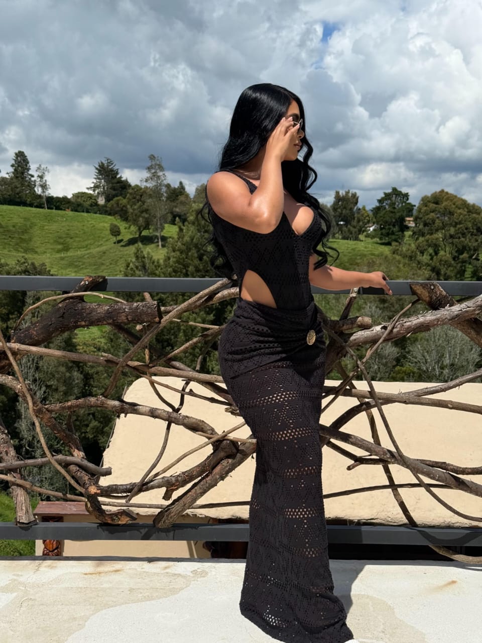 Faroles al anochecer